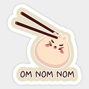 Kawaii Bao Om nom Cute Little Dumpling Sticker